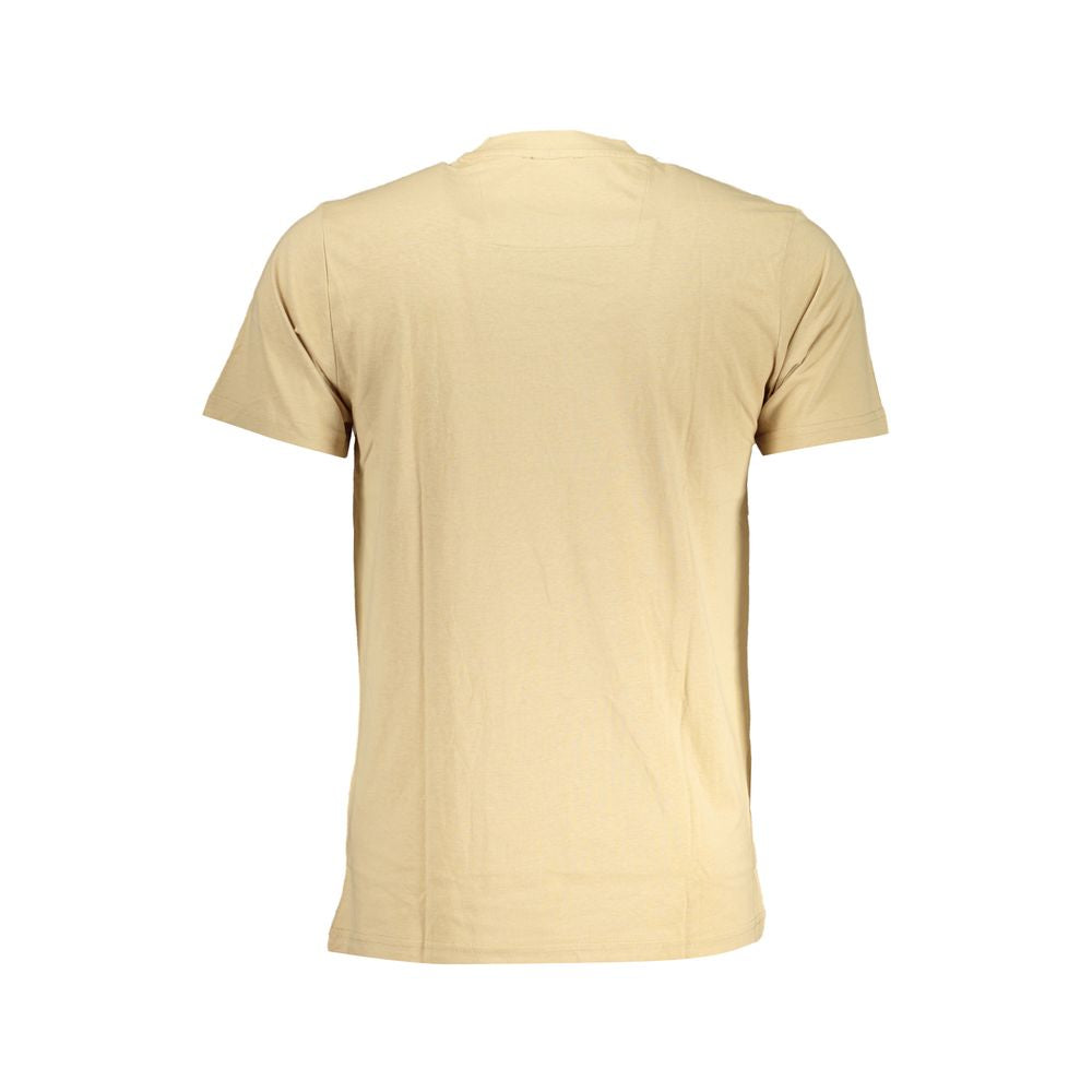 Beige Cotton T-Shirt-Cavalli Class-LabelTerrace.com