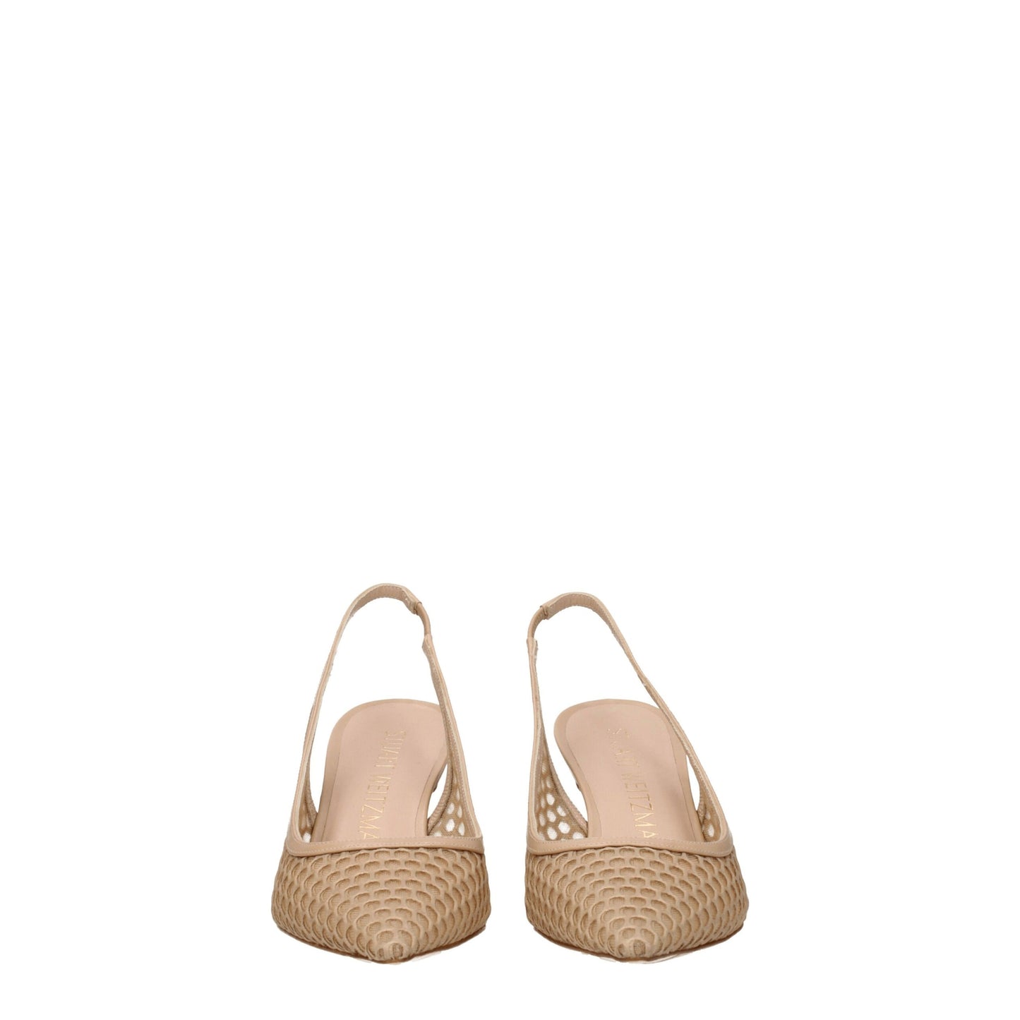 Beige Leather High Heel Pumps-Stuart Weitzman-LabelTerrace.com