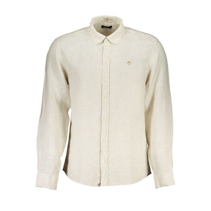 Beige Linen Shirt-North Sails-LabelTerrace.com