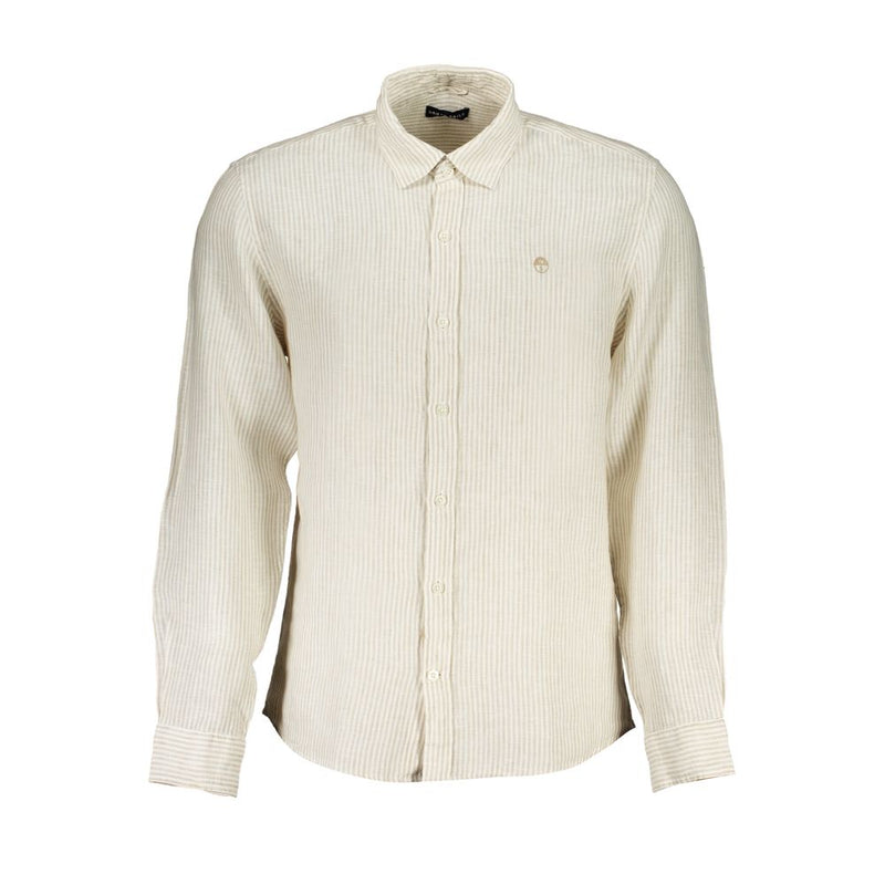 Beige Linen Shirt-North Sails-LabelTerrace.com