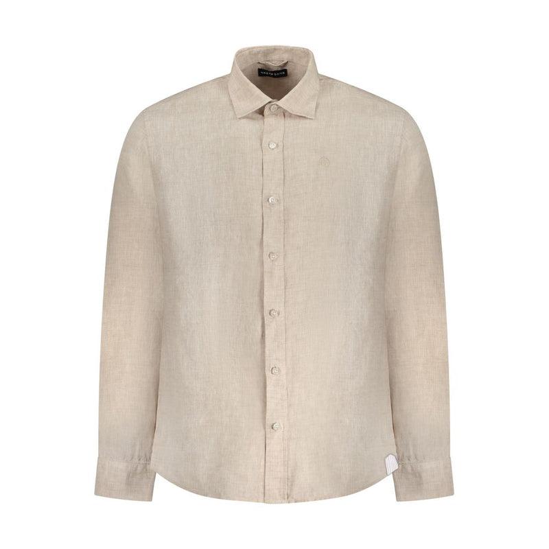 Beige Linen Shirt