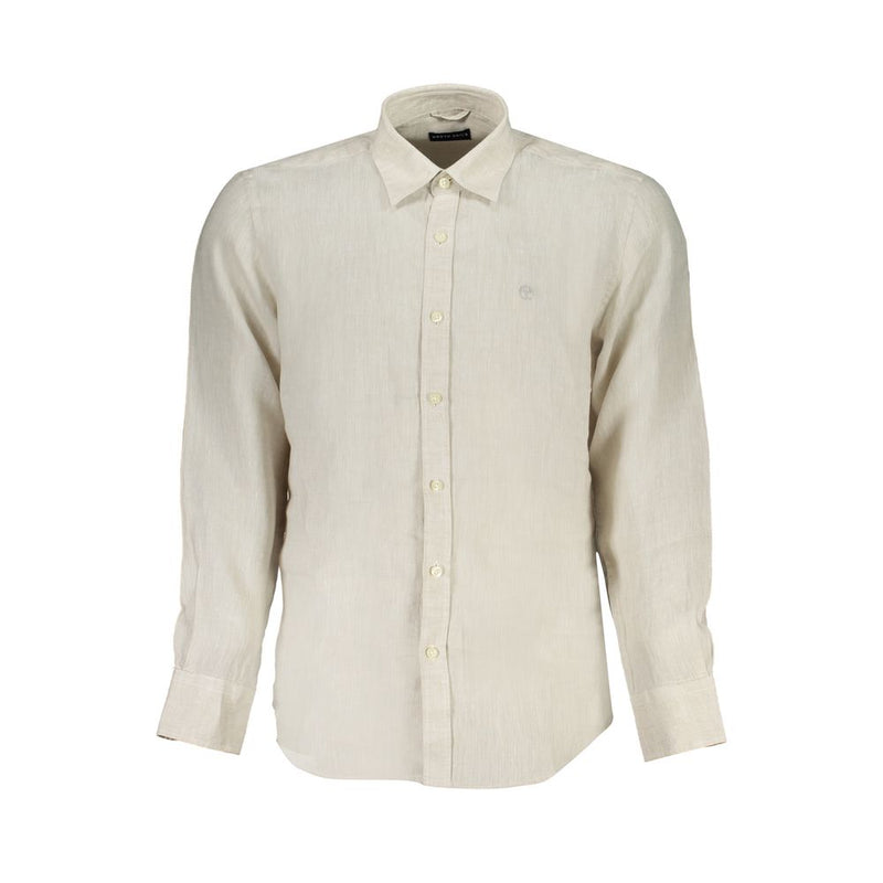 Beige Linen Shirt-North Sails-LabelTerrace.com