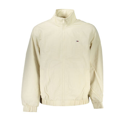 Beige Polyamide Men Jacket-Tommy Hilfiger-LabelTerrace.com
