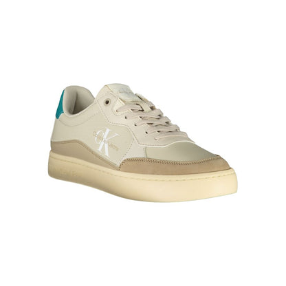 Beige Polyester Sneaker-Calvin Klein-LabelTerrace.com