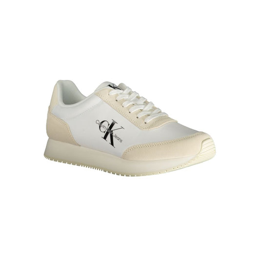 Beige Polyester Sneaker-Calvin Klein-LabelTerrace.com