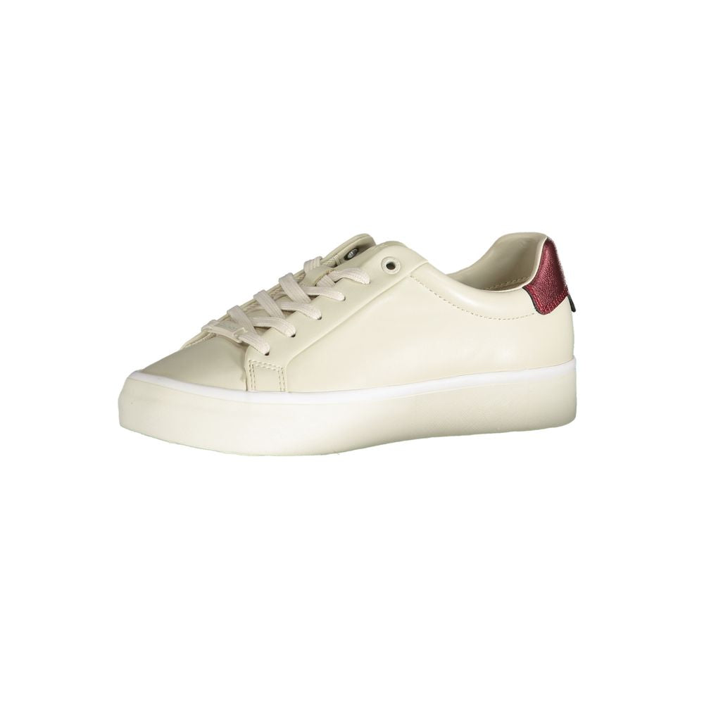 Beige Polyester Sneaker-Calvin Klein-LabelTerrace.com