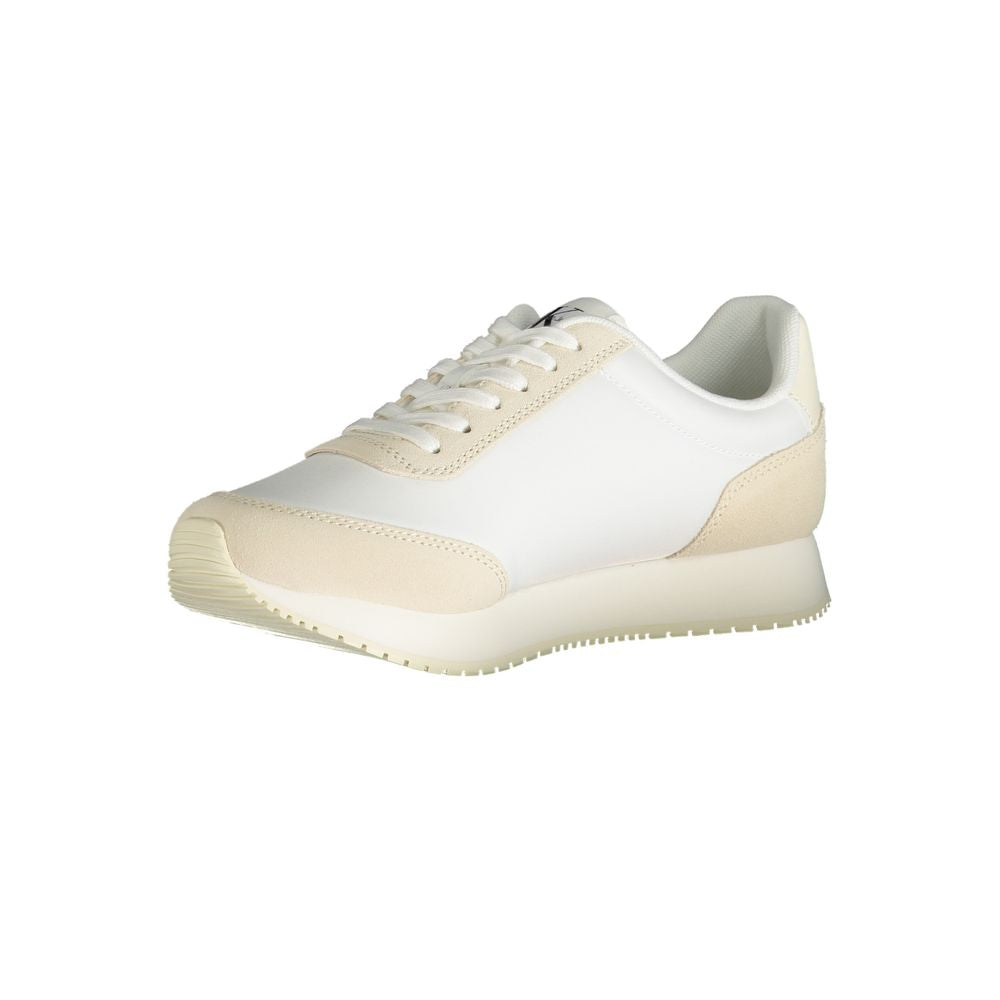 Beige Polyester Sneaker-Calvin Klein-LabelTerrace.com