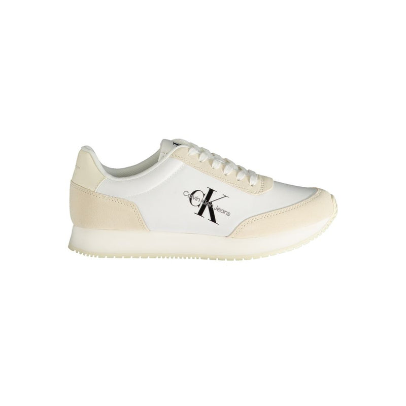 Beige Polyester Sneaker-Calvin Klein-LabelTerrace.com