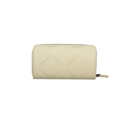 Beige Polyester Wallet-Calvin Klein-LabelTerrace.com