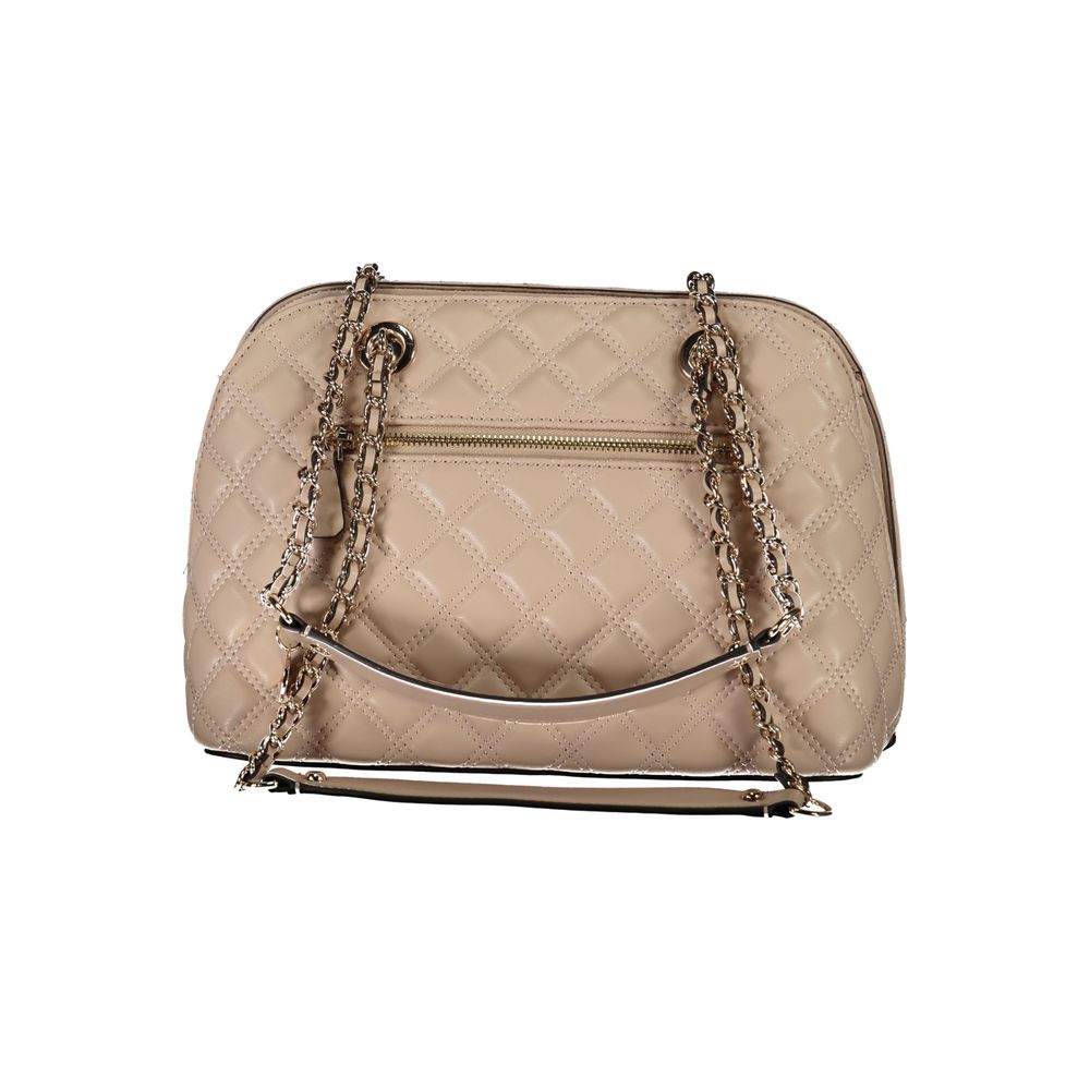 Beige Polyethylene Handbag-Guess Jeans-LabelTerrace.com