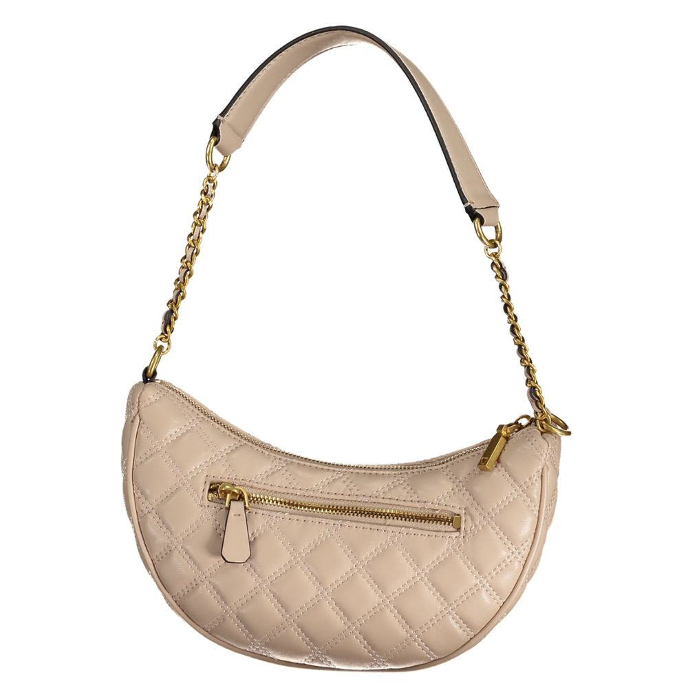 Beige Polyethylene Handbag-Guess Jeans-LabelTerrace.com