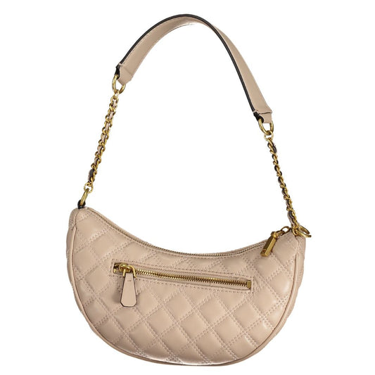 Beige Polyethylene Handbag-Guess Jeans-LabelTerrace.com