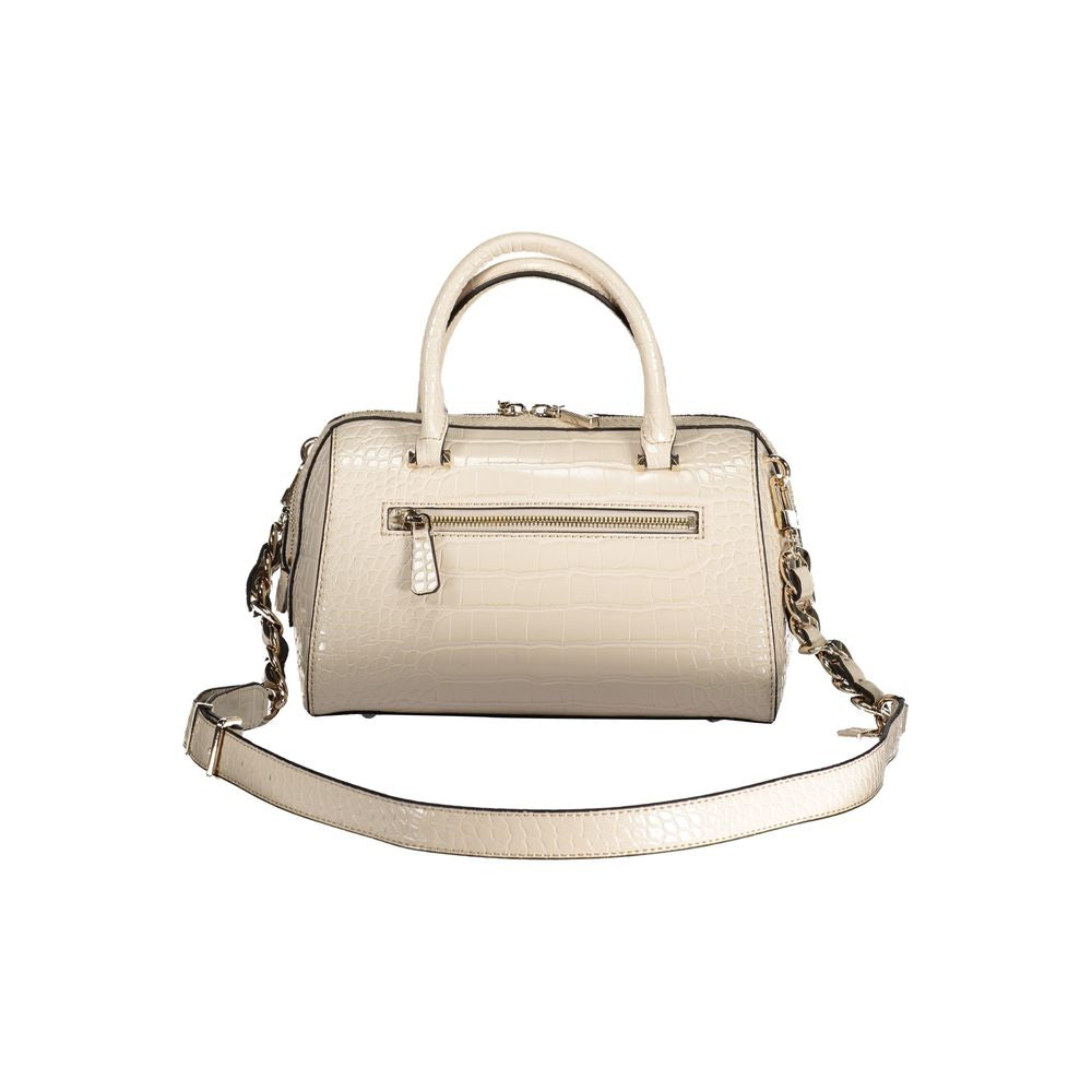 Beige Polyethylene Handbag-Guess Jeans-LabelTerrace.com