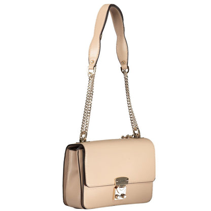 Beige Polyethylene Handbag-Guess Jeans-LabelTerrace.com