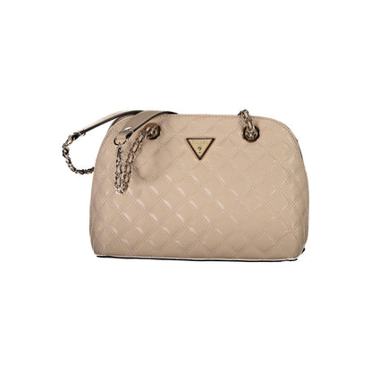 Beige Polyethylene Handbag-Guess Jeans-LabelTerrace.com