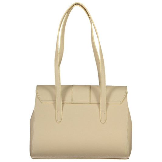 Beige Polyethylene Handbag-Mario Valentino-LabelTerrace.com