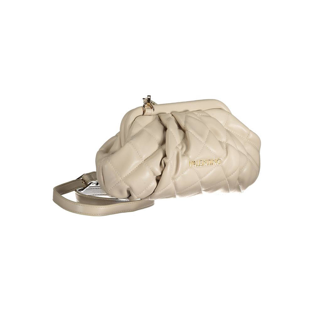 Beige Polyethylene Handbag-Mario Valentino-LabelTerrace.com