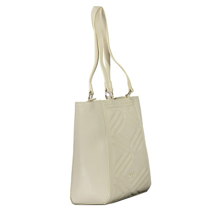 Beige Polyethylene Handbag-Mario Valentino-LabelTerrace.com