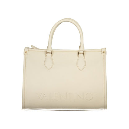 Beige Polyethylene Handbag