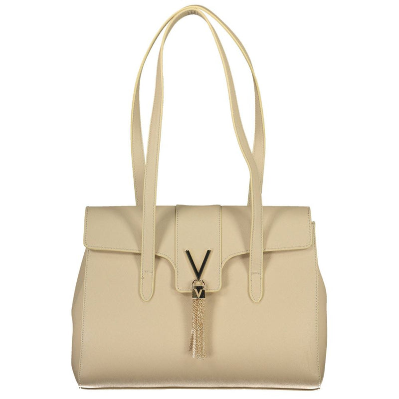 Beige Polyethylene Handbag-Mario Valentino-LabelTerrace.com
