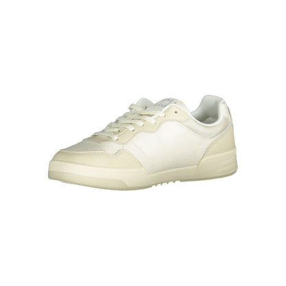 Beige Polyethylene Men Sneaker-Tommy Hilfiger-LabelTerrace.com