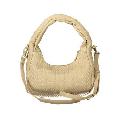 Beige Polyethylene Women Handbag-Mario Valentino-LabelTerrace.com