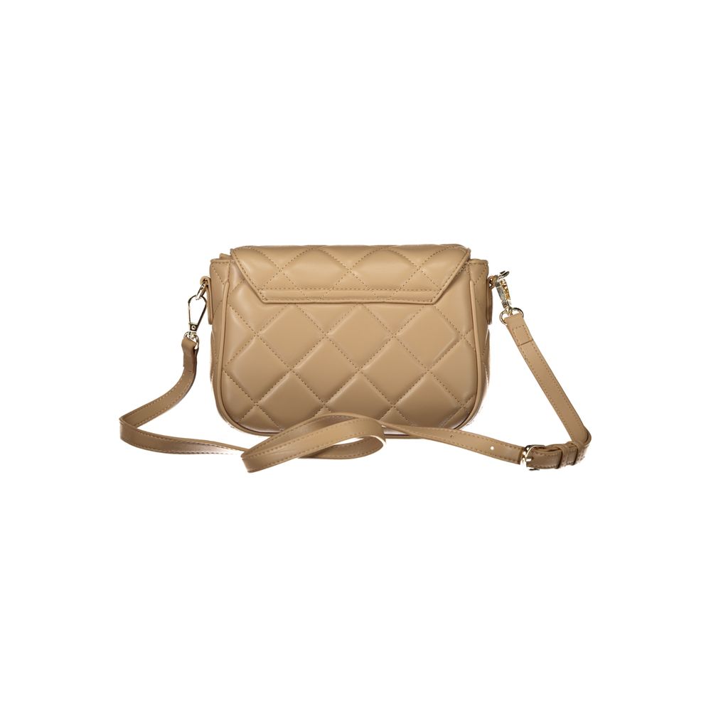 Beige Polyethylene Women Handbag-Mario Valentino-LabelTerrace.com