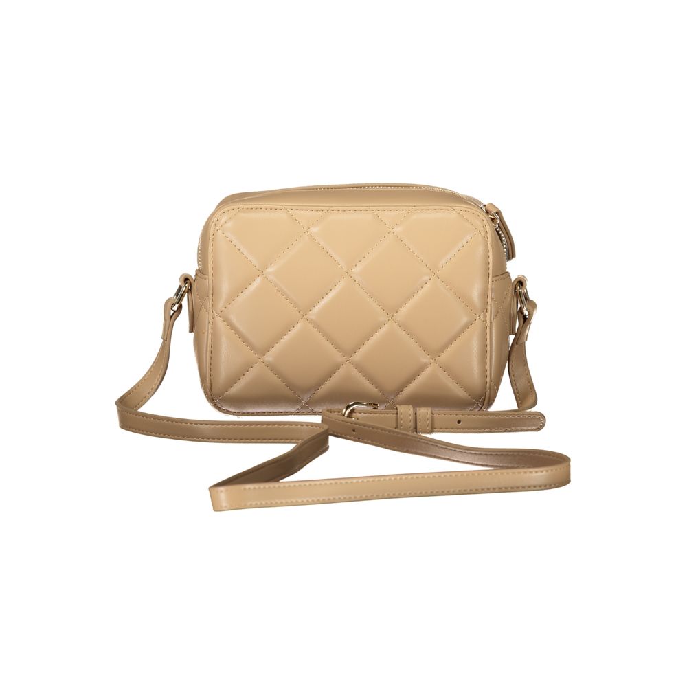 Beige Polyethylene Women Handbag-Mario Valentino-LabelTerrace.com
