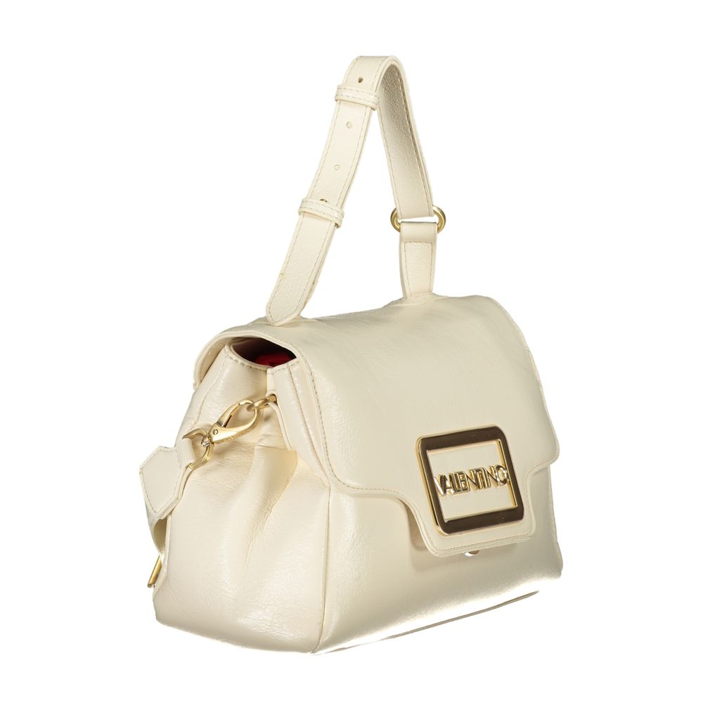Beige Polyethylene Women Handbag-Mario Valentino-LabelTerrace.com