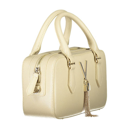 Beige Polyethylene Women Handbag-Mario Valentino-LabelTerrace.com