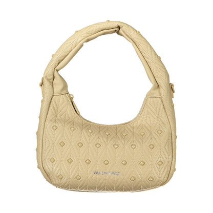 Beige Polyethylene Women Handbag-Mario Valentino-LabelTerrace.com