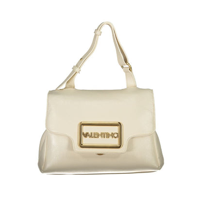 Beige Polyethylene Women Handbag-Mario Valentino-LabelTerrace.com