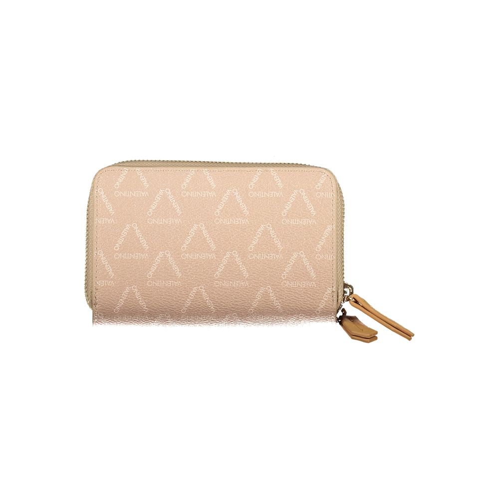 Beige Polyethylene Women Wallet-Mario Valentino-LabelTerrace.com