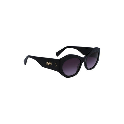 Black Acetate Women Sunglass-Liu Jo-LabelTerrace.com
