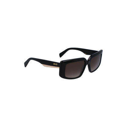 Black Acetate Women Sunglasses-Liu Jo-LabelTerrace.com