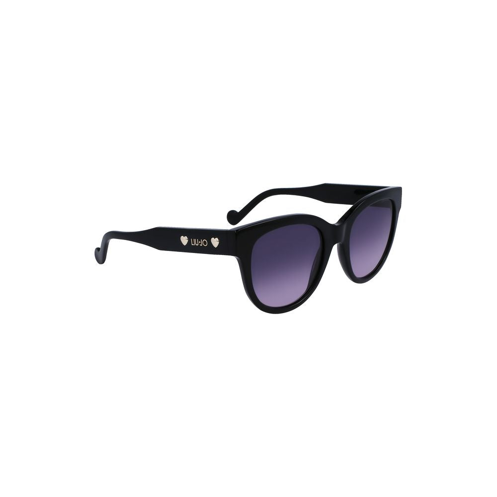 Black Acetate Women Sunglasses-Liu Jo-LabelTerrace.com