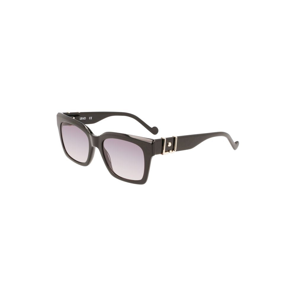 Black Acetate Women's Sunglass-Liu Jo-LabelTerrace.com
