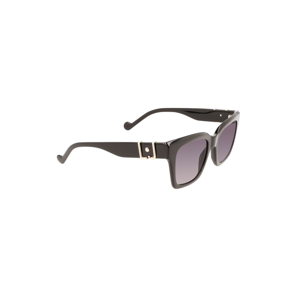 Black Acetate Women's Sunglass-Liu Jo-LabelTerrace.com