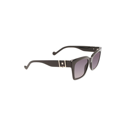 Black Acetate Women's Sunglass-Liu Jo-LabelTerrace.com