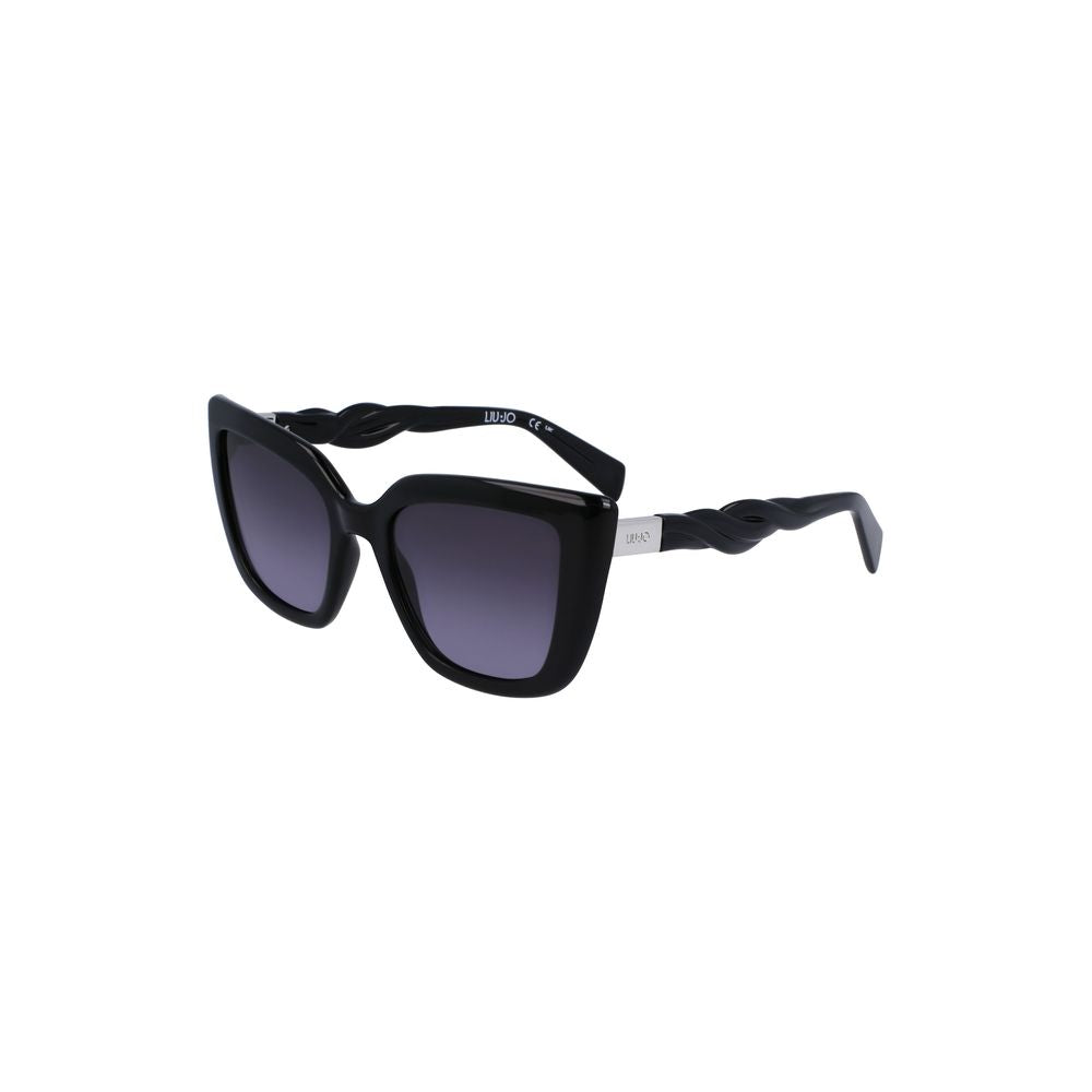 Black Bio Injected Women Sunglasses-Liu Jo-LabelTerrace.com