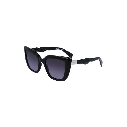 Black Bio Injected Women Sunglasses-Liu Jo-LabelTerrace.com