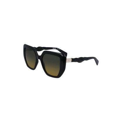 Black Bio Injected Women Sunglasses-Liu Jo-LabelTerrace.com