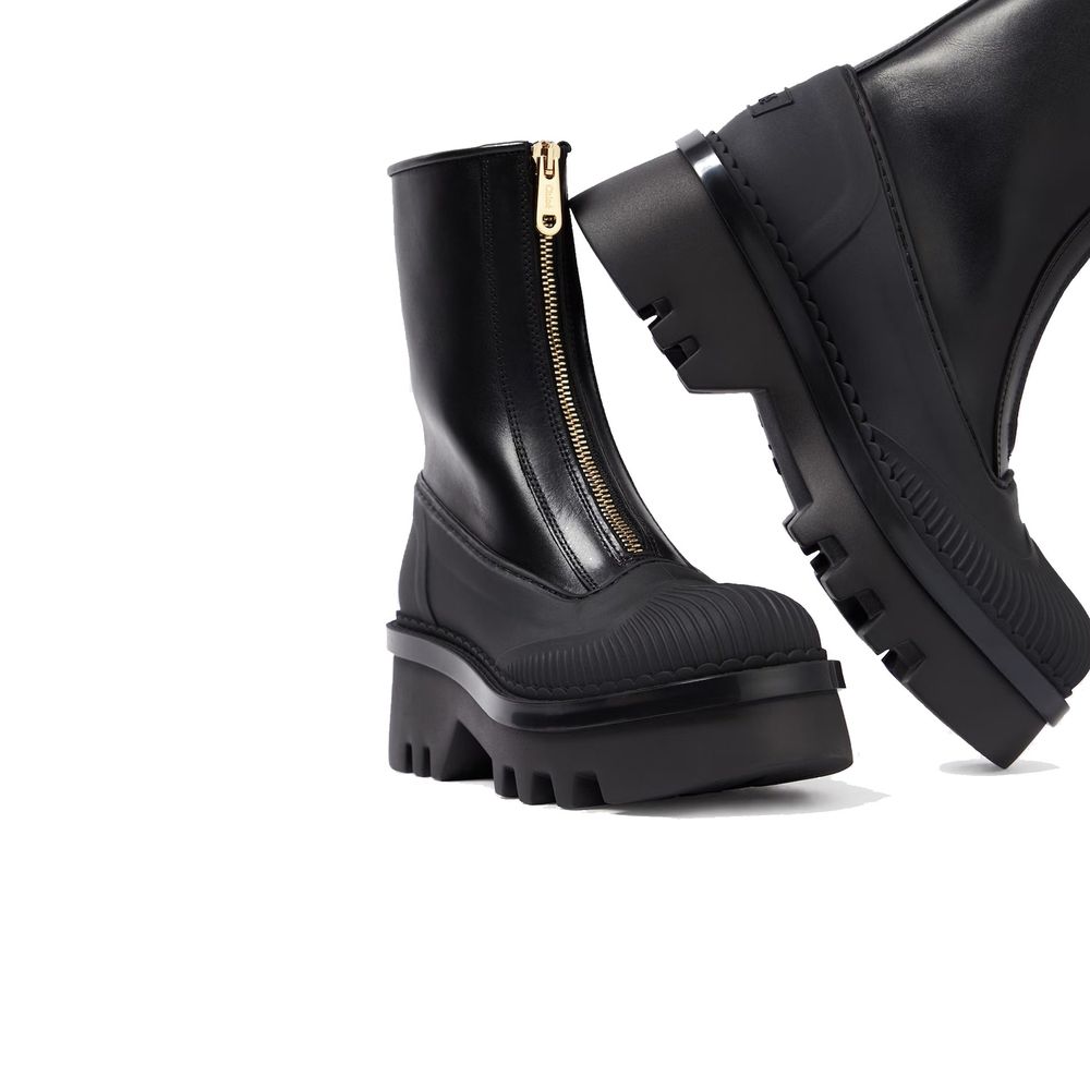 Chloé Raina Leather Boots-Chloé-LabelTerrace.com