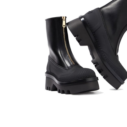 Chloé Raina Leather Boots-Chloé-LabelTerrace.com