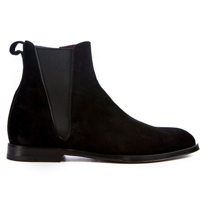 Black Calfskin Men Ankle Boot-Dolce & Gabbana-LabelTerrace.com