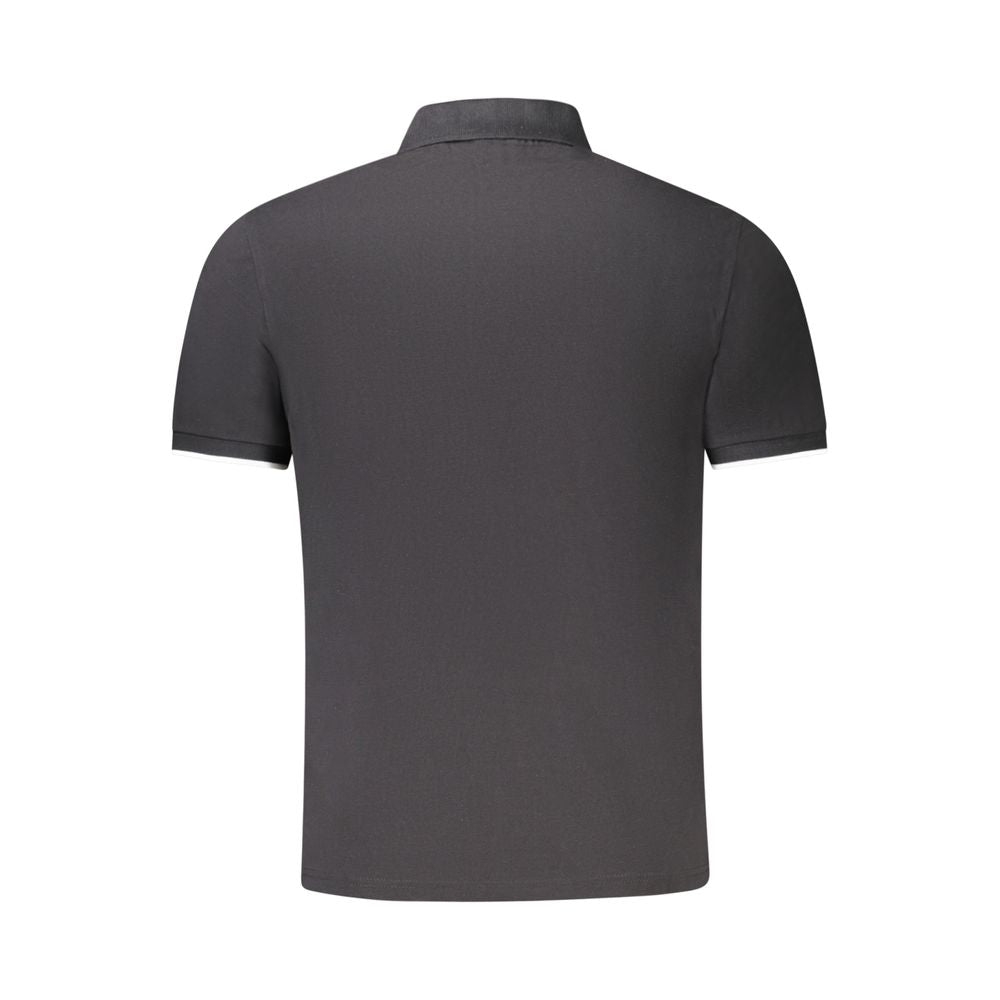 Black Cotton Men Polo Shirt-North Sails-LabelTerrace.com