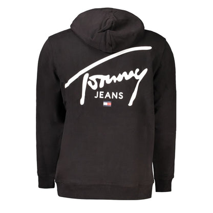 Black Cotton Men Sweater-Tommy Hilfiger-LabelTerrace.com