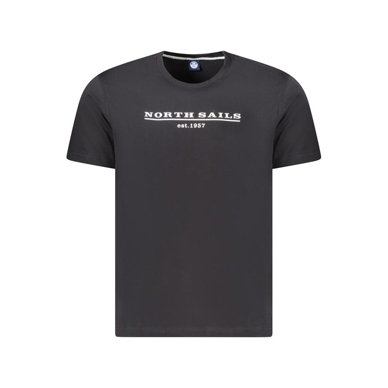 Black Cotton Men T-Shirt-North Sails-LabelTerrace.com