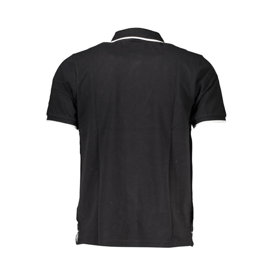 Black Cotton Polo Shirt-North Sails-LabelTerrace.com