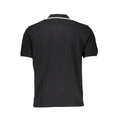 Black Cotton Polo Shirt-North Sails-LabelTerrace.com